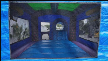 Bounce house/water slide combo